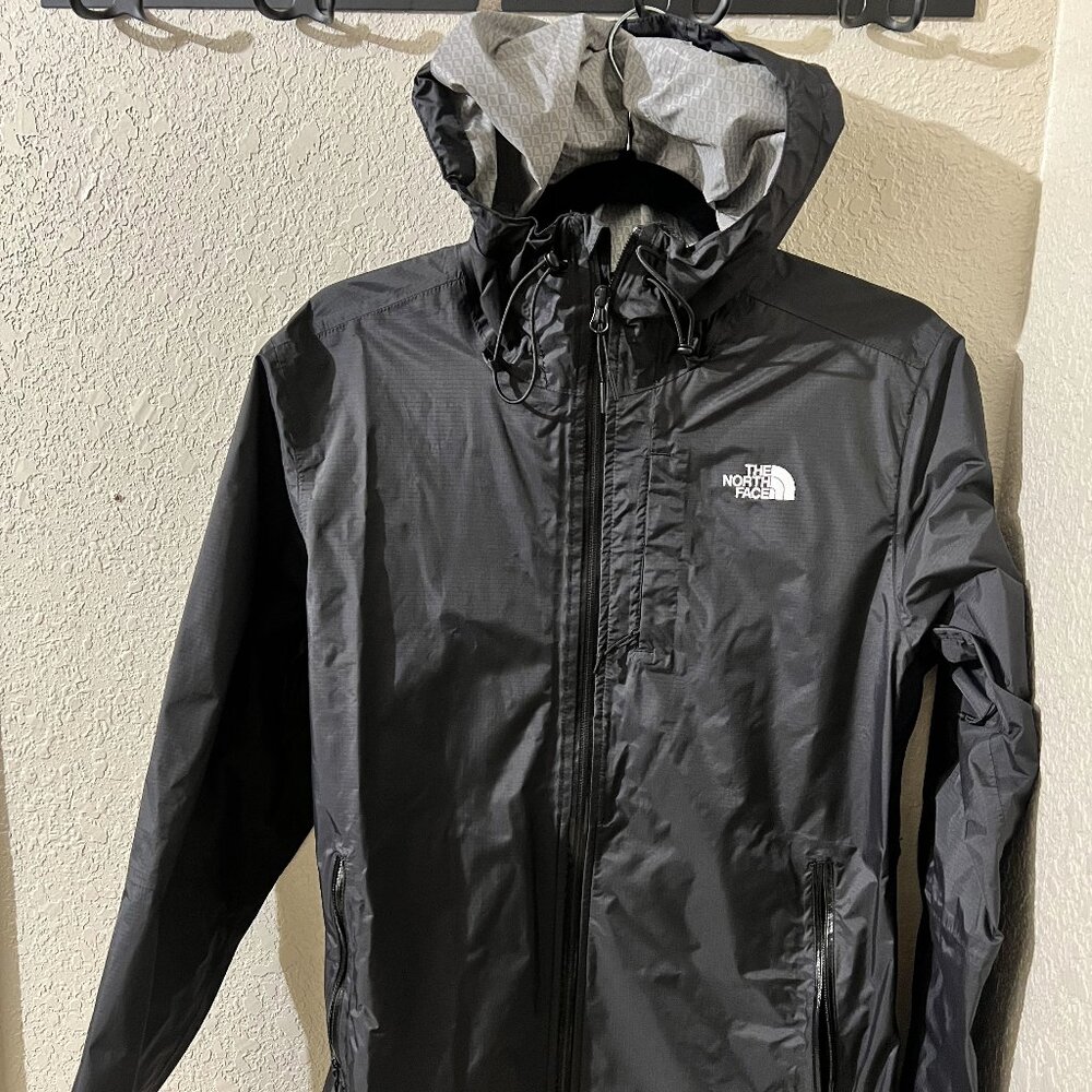 The North Face Black Hooded Waterproof Shell Jacket